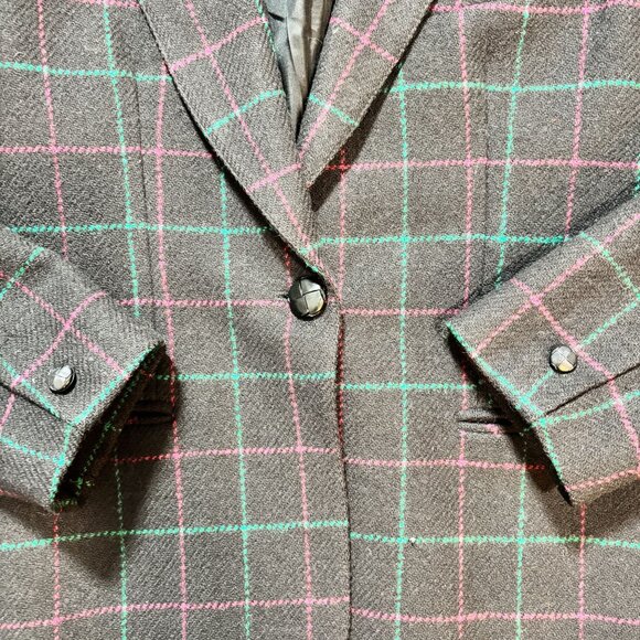 VTG 100% lambswools Collectible Gold by Sergio Sant Angelo Women 8 Blazer jacket - Picture 4 of 10